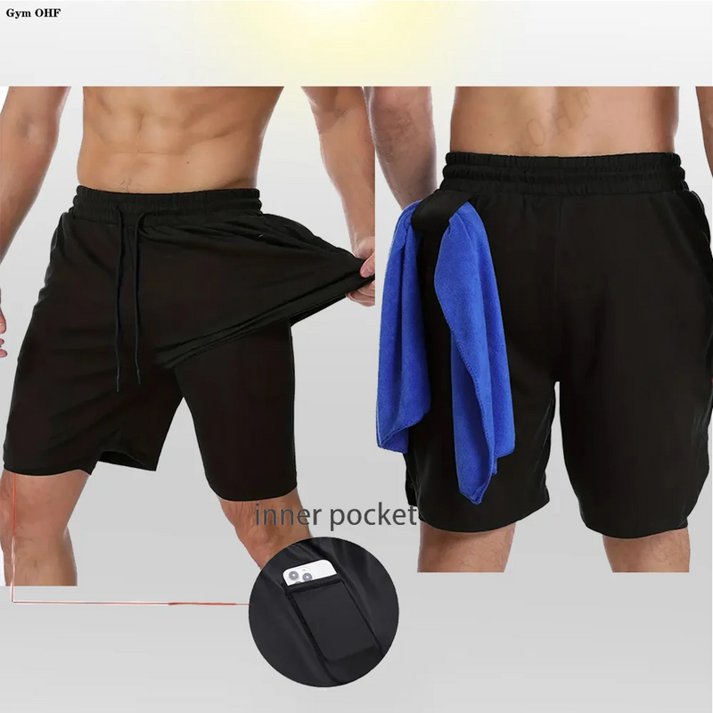 Shorts Masculinos, 2 em 1 nike